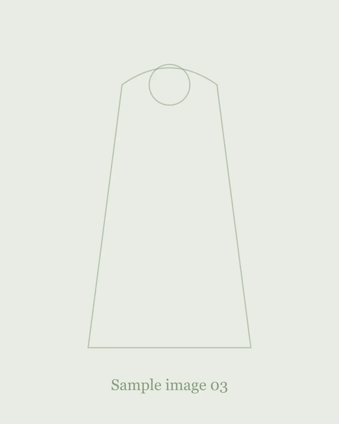 Sage Linen A-line Kurti in sage, view 1